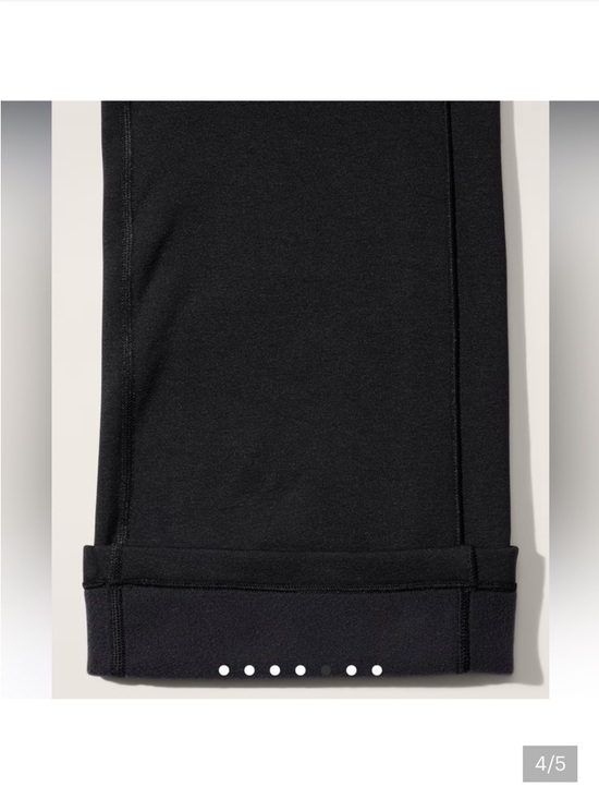 Athleta Altitude power stretch fleeced lined Flared Yoga Pants Sz M EUC - Picture 4 of 5